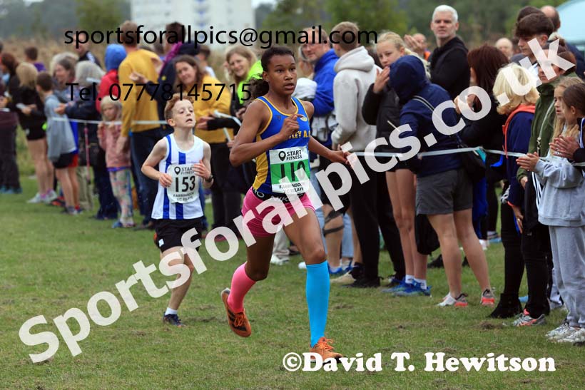 Boys and Girls Under-13s, 2024 Sunderland XC Relays.  Photo: David T. Hewitson/Sports for All Pics